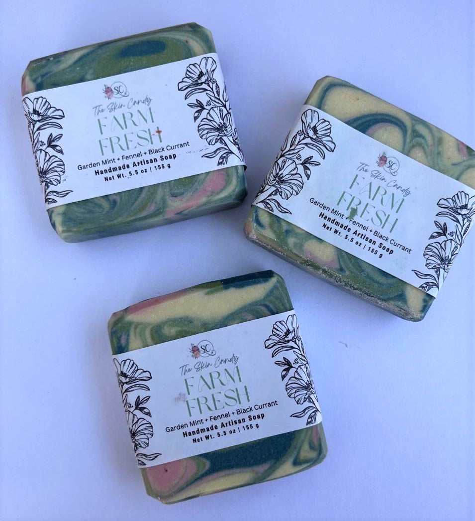 Farm Fresh Artisan Bar Soap | Goat Milk