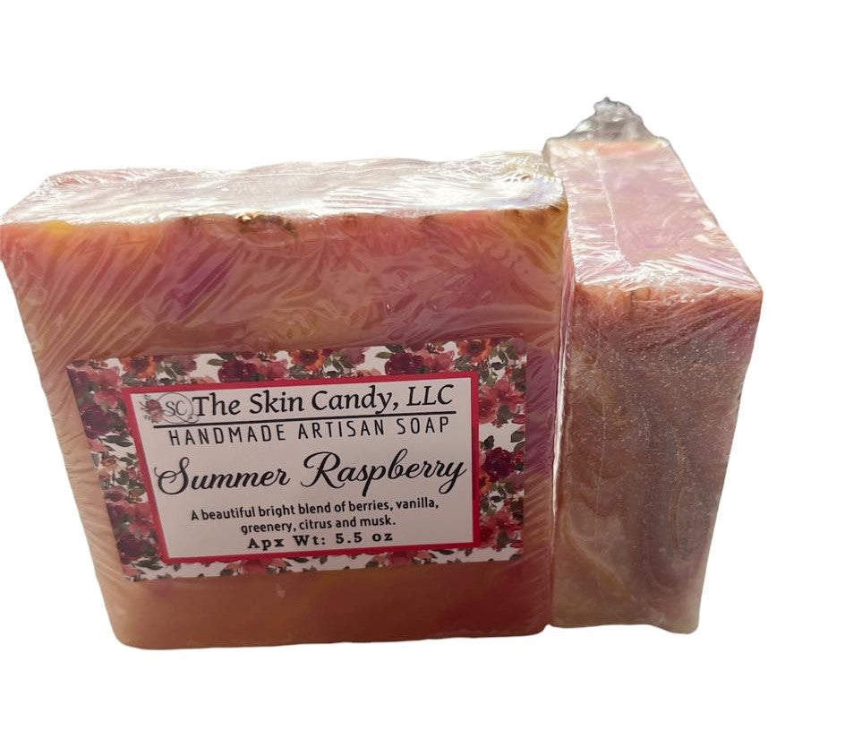 CLEARANCE | SALE | Summer Raspberry Artisan Bar Soap