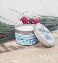 Load image into Gallery viewer, winter wonderland soy wax candle utah skin candy
